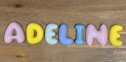 Personalised 3D Bubble Letters