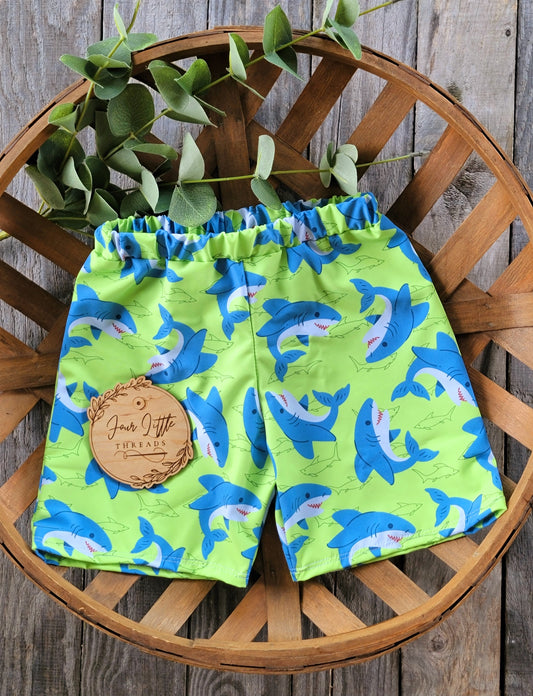 Neon Sharks Iris Boardshorts